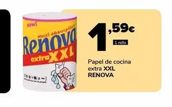 Supeco Papel de cocina xxl renova1 rollo oferta
