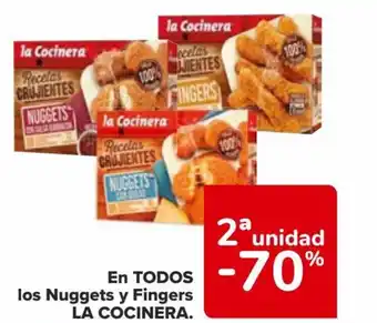 Carrefour EN TODOS los Nuggets y Fingers LA COCINERA. oferta