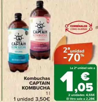 Carrefour Kombuchas CAPTAIN KOMBUCHA oferta