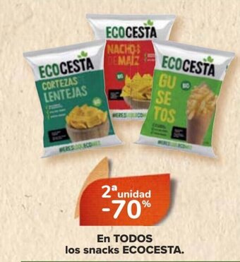Carrefour EN TODOS los snacks ECOCESTA. oferta