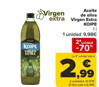 Carrefour Aceite de oliva extra Virgen Extra ΚΟΙΡΕ oferta