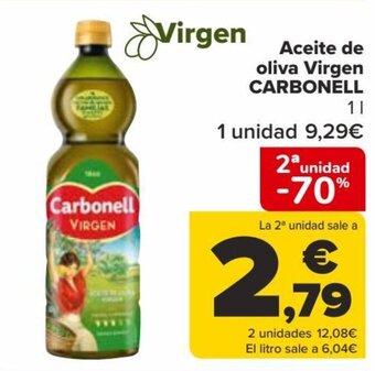 Carrefour Aceite de oliva Virgen CARBONELL oferta