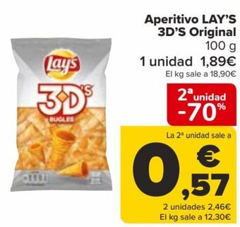 Carrefour Aperitivo LAY'S 3D'S Original oferta
