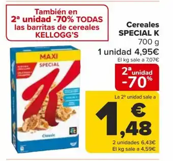 Carrefour Cereales SPECIAL K 700 g oferta