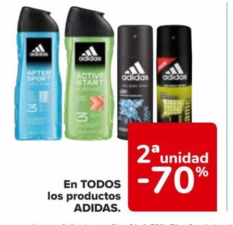 Carrefour EN TODOS los productos ADIDAS. oferta