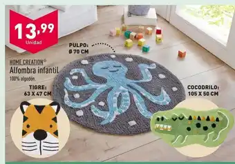 ALDI Alfombras infantil home creation oferta