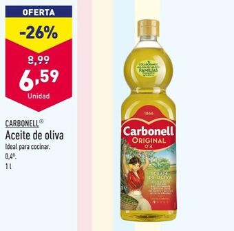 ALDI Aceite de oliva carbonell oferta