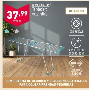 ALDI Tendedero extensible home creation oferta