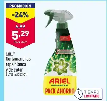 ALDI Quitamanchas ariel oferta