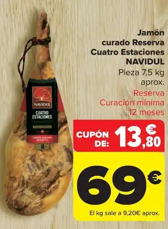 Carrefour Market Jamón curado oferta