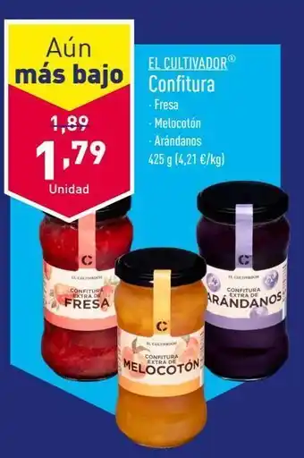 ALDI Confitura el cultivador oferta