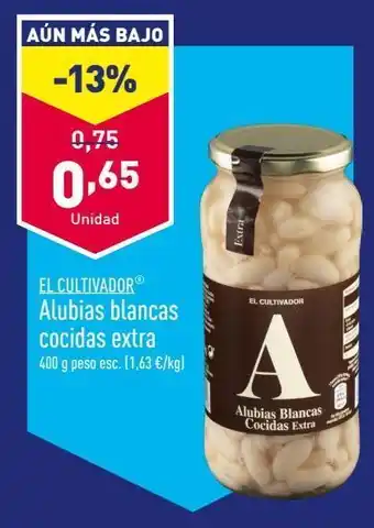ALDI Alubias blancas el cultivador oferta