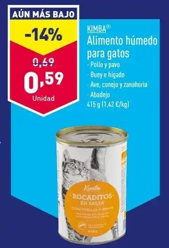 ALDI Alimento húmedo para gatos oferta