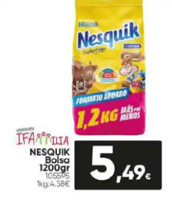 Family Cash NESQUIK Bolsa 1200gr 105505 1kg:4.58€ oferta