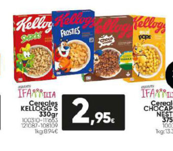 Family Cash IFAMILIA Cereales CHOCAPIC NESTLE 375gr 100313 1kg:13.31€ oferta