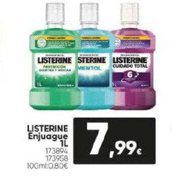 Family Cash LISTERINE Enjuague oferta