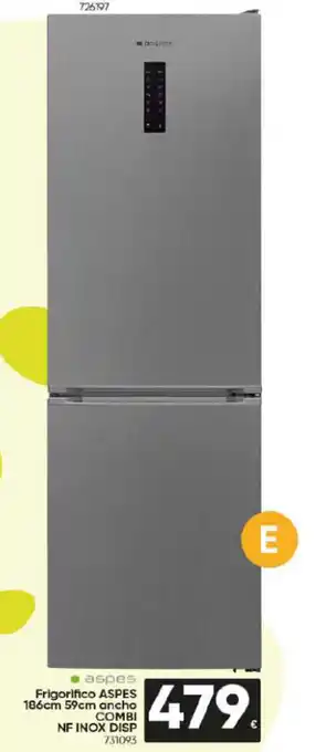 Family Cash Frigorifico ASPES 186cm 59cm ancho oferta