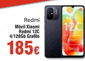 FROIZ Redmi Móvil Xiaomi Redmi 12C 4/128Gb Grafito oferta