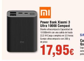 FROIZ Power Bank Xiaomi 3 Ultra 10000 Compact oferta
