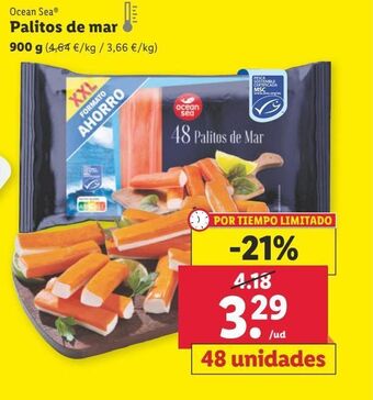 Lidl Palitos de mar ocean sea oferta