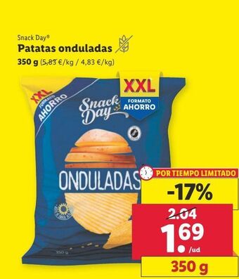 Lidl Patatas fritas snack day oferta