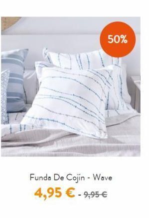 LA MALLORQUINA Funda de cojín wave oferta