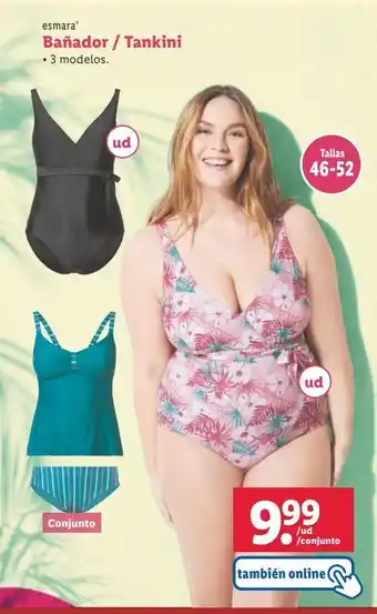 Lidl Bañador mujer esmara oferta
