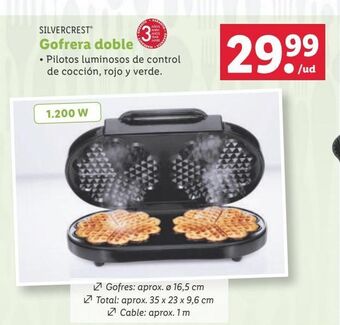 Lidl Gofrera silvercrest oferta