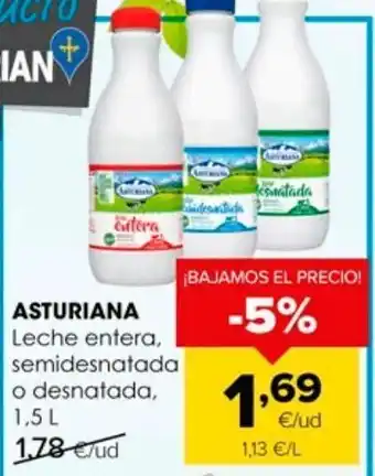 Autoservicios Familia Leche asturiana oferta