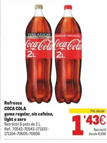 Makro Refrescos coca-cola oferta
