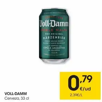 Eroski Latas de cerveza voll-damm oferta