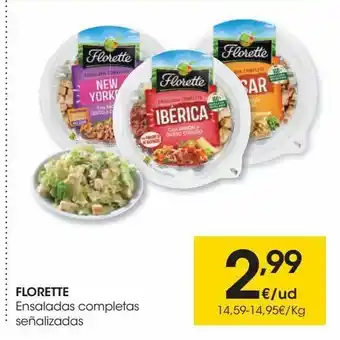 Eroski Florette ensalada césar 205 g oferta