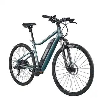 Decathlon Bicicleta eléctrica de trekking aluminio monoplato 8v riverside 500 e gris oferta