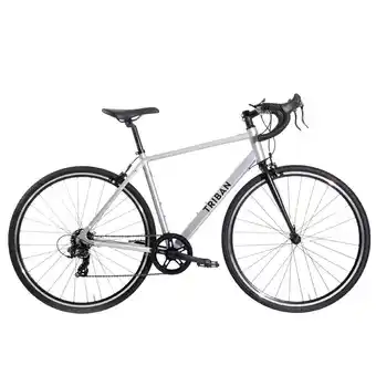 Decathlon Bicicleta de carretera aluminio monoplato triban rc 100 gris oferta