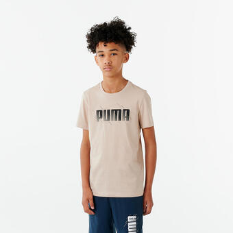 Decathlon Camiseta beis niño estampada puma oferta