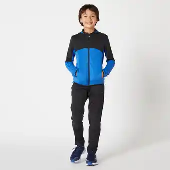Decathlon Chándal niño niña domyos s500 transpirable gimnasia deportiva rojo negro oferta
