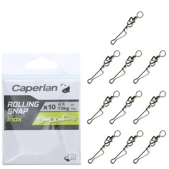 Decathlon Emerillón gancho rolling snap inox oferta