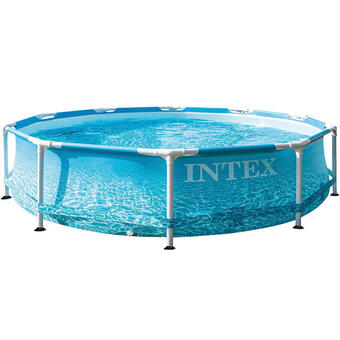 Decathlon Piscina desmontable con depuradora metal frame beachside intex - 305x76 cm oferta