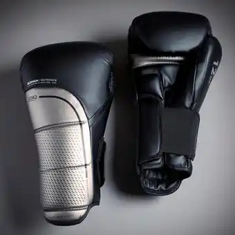 Guantes boxeo kick boxing outshock 500 negro
