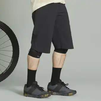 Decathlon Pantalón ciclismo mtb allmountain hombre rockrider am v2 beige oferta
