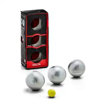 Decathlon 3 bolas petanca competición semiblandas delta oferta