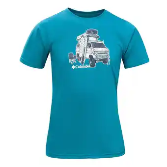Decathlon Camiseta de montaña y trekking manga corta niños 7-15 años columbia tech tee oferta