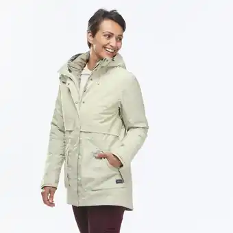 Decathlon Chaqueta 3en1 de montaña y trekking impermeable mujer forclaz travel900 oferta