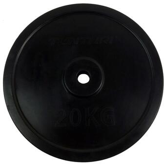 Decathlon Discos con caucho tunturi 30 mm peso: 2.5kg. formato: par oferta