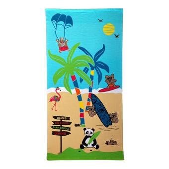 Decathlon Toalla de playa colonia 70x140 250g/m² (1.5lbs) oferta
