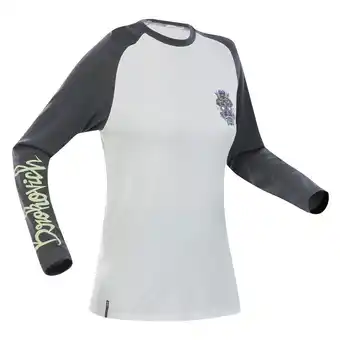 Decathlon Camiseta térmica de esquí lana merina mujer - bl 590 brokovitch - gris blanco oferta