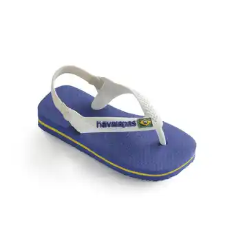 Decathlon Chanclas playa bebé havaianas dedo azul oferta