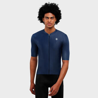 Decathlon Maillot manga corta ciclismo siroko m2 blue coast azul navy hombre oferta