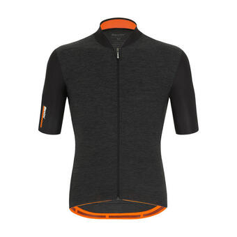 Decathlon Maillot ciclismo santini colore puro negro oferta