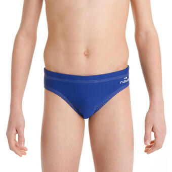 Decathlon Bañador niño natación slip azul oferta